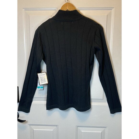 VTG JH Collectibles 100% Wool Sweater Mock Turtleneck NWT Cyprus Hong Kong - Picture 8 of 16